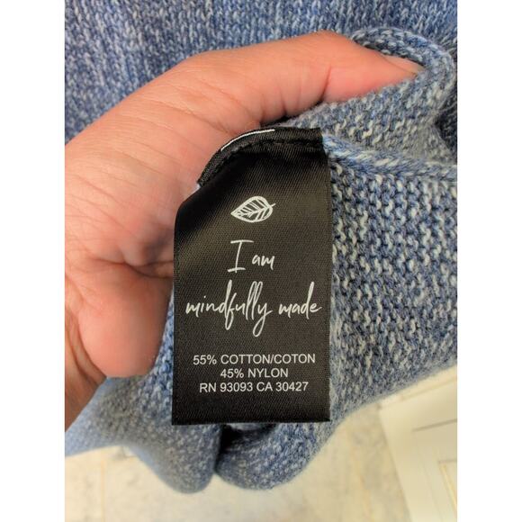 NIC+ZOE Mixed Stitch Funnel Neck Sweater size L - Picture 5 of 7